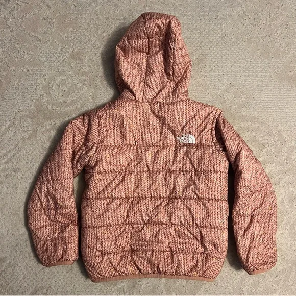 The North Face Infant Reversible Perrito Jacket 5T Pink Clay Confetti - Picture 11 of 12